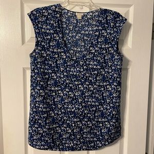 J. Crew sleeveless scoop neck blouse